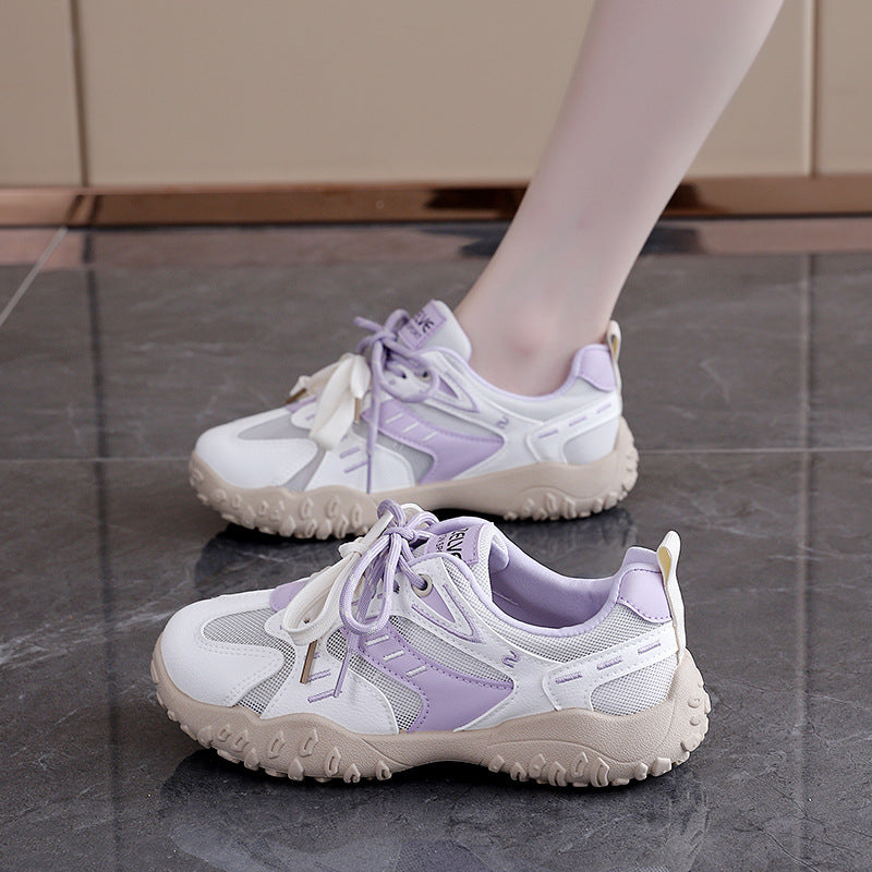 Damen Sport-Sneaker Atmungsaktiv Laufschuhe Mit Griffiger Sohle