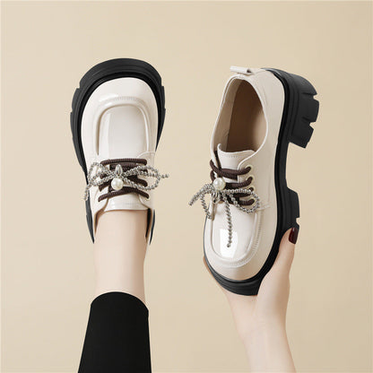 Damen Schnürschuhe Modisch mit Zierdetails