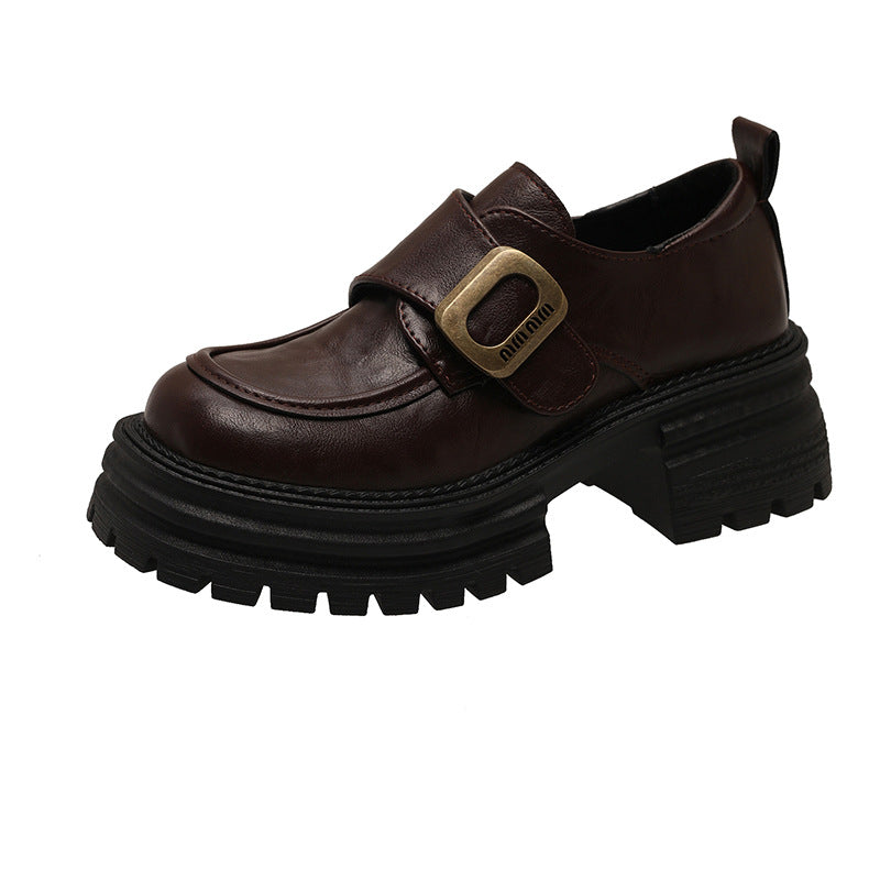 Damen Chelsea Boots Chunky Rutschfest Plateau