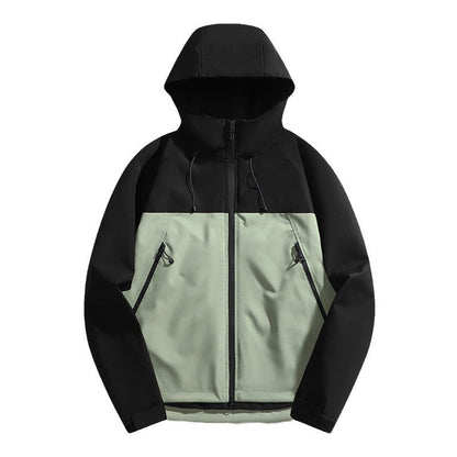 Wetterfeste Herren Outdoorjacke mit verstellbarer Kapuze