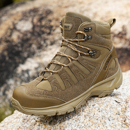 Damen Outdoorschuhe Robust Knöchelschutz Wanderschuhe