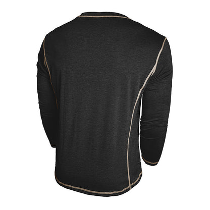 Elegantes Herren Langarmshirt mit Knöpfen Modern