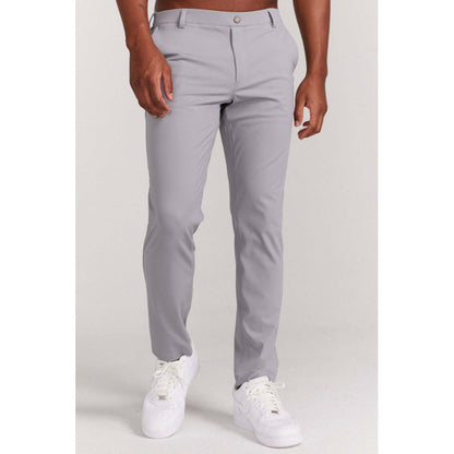 Herren Stretchhose Elegant Slim Fit Schwarz