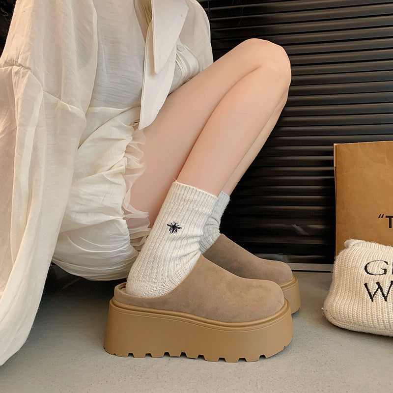 Damen Clogs Komfort Plateau Schuhe Weich Bequem