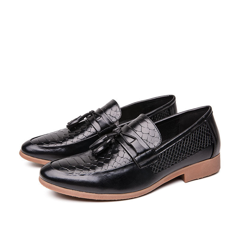 Damen Mokassins Elegante Schlaufen Detail Modern
