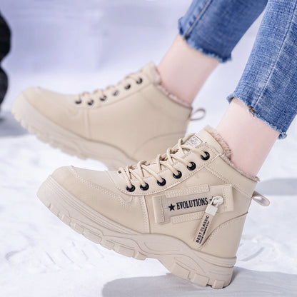 Damen Winterboots Warmfutter Rutschfest Schneestiefel Modern - BerlinGlamour