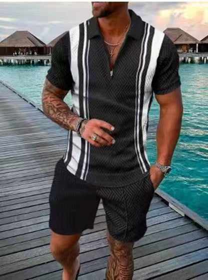 Herren Jumpsuit Polo Style Casual Bequem
