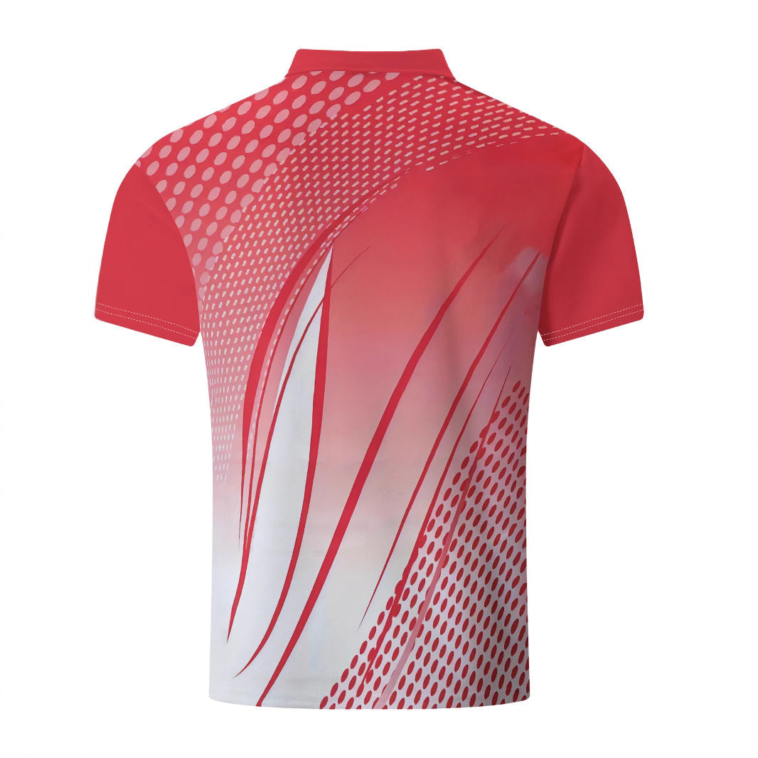 Herren Poloshirt Sportlich Modern mit V-Ausschnitt