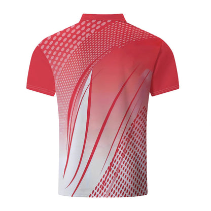 Herren Poloshirt Sportlich Modern mit V-Ausschnitt