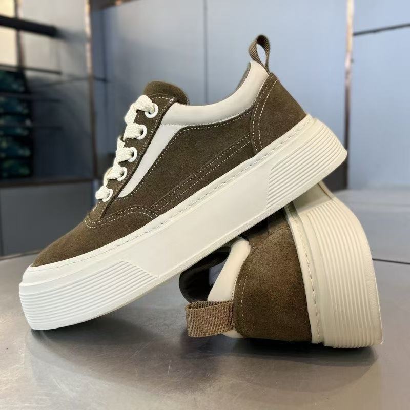 Damen Sneaker Strukturiert Voluminöse Sohle Mode