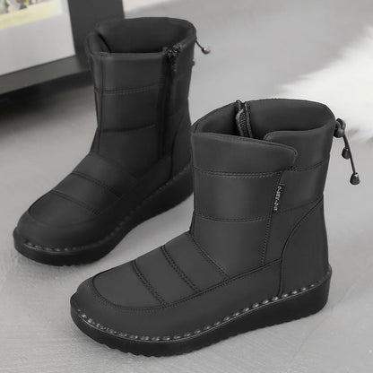 Damen Winterboots Warm Rutschfest Schnee Stiefel