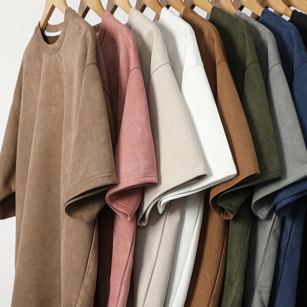 Herren Oversized T-Shirt Weich Bequem Groß