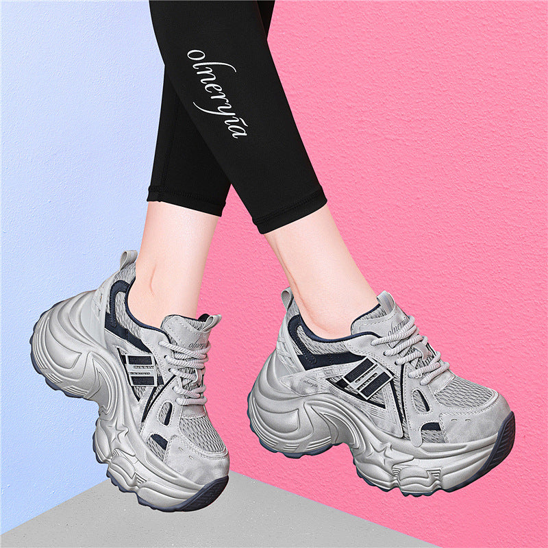 Damen Sneaker Hochsohle Lifestyle Schuhe Modern - BerlinGlamour