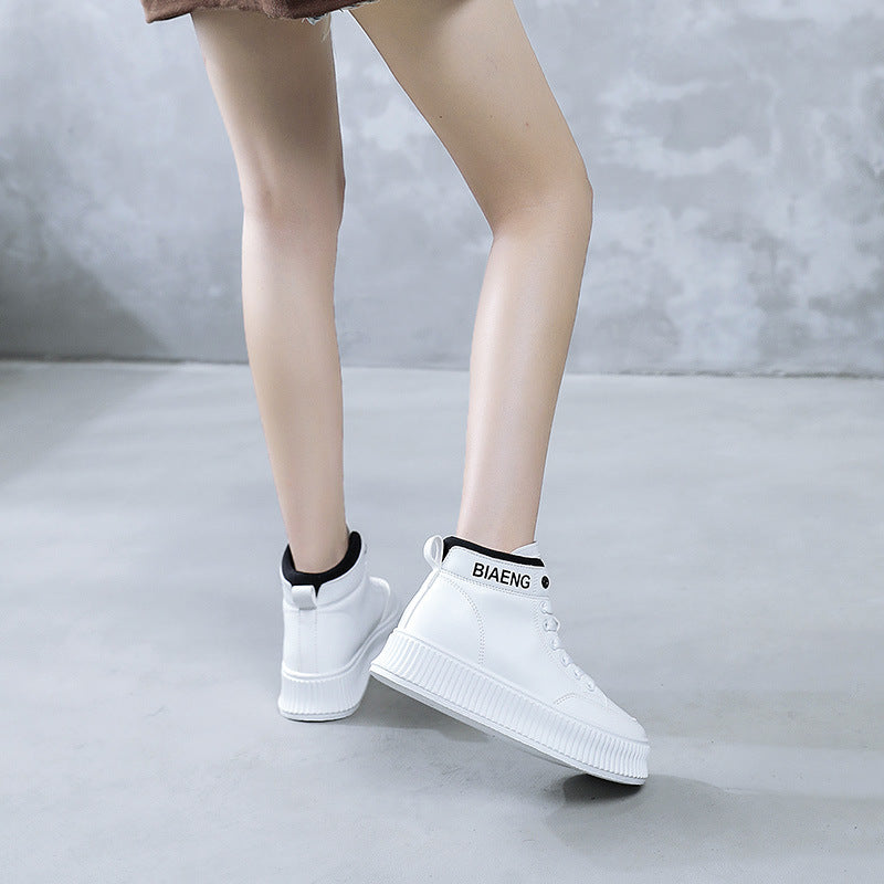 Damen Sneaker Hoch Modisch mit Dämpfung