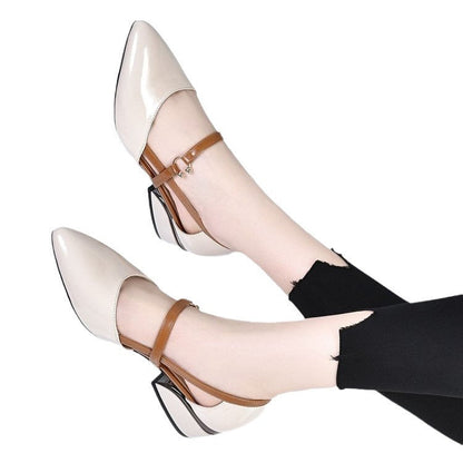 Damen Ballerinas Elegante Schnalle Modisch