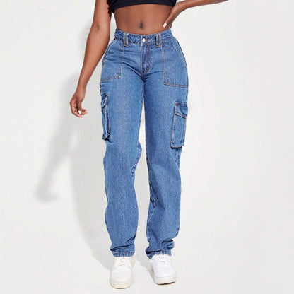 Damen Cargo-Hose Modern Bequem Berlin-Stil - BerlinGlamour