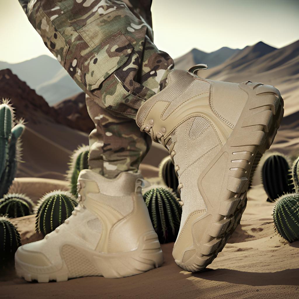 Herren Tactical Sneaker rutschfest Knöchelschutz Outdoor - BerlinGlamour