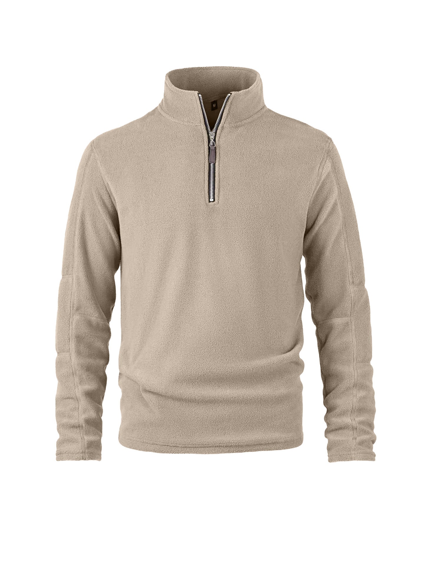 Herren Fleece Pullover Halbzipper Hochkragen Warm