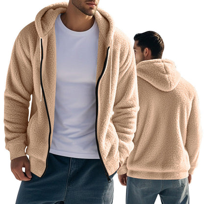 Herren Fleecejacke Großes Modell Übergroßer Schnitt