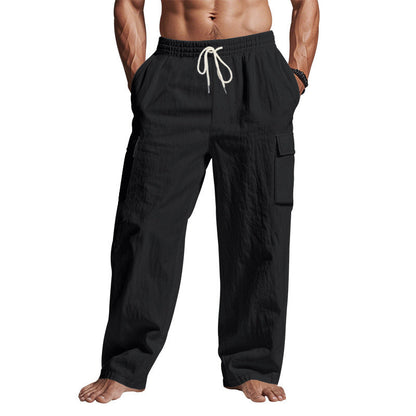 Herren Cargo-Hose Bequem Praktisch Mit Seitentaschen