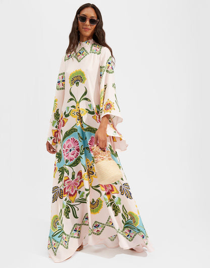 Viertelarmkleid mit Druck Damen Geschenk Berlin