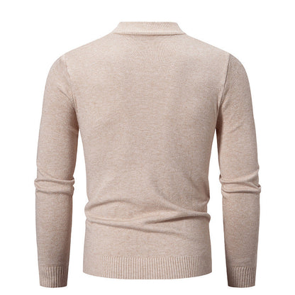 Herren Rollkragenpullover Weich Warm Strickware Modern