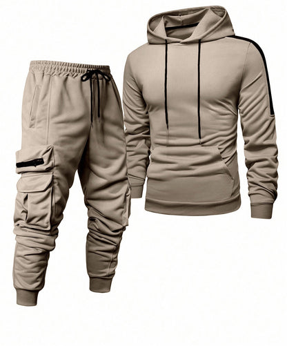 Herren Jogginganzug Komfortabel mit Taschen Sportlich