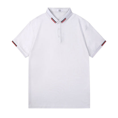 Herren Polo-Shirt Kontrastkragen Modern Sportlich