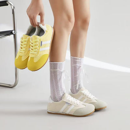 Damen Sneaker Weich Flexible Laufsohle Bequem