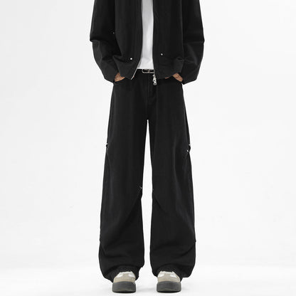 Herren Jeanshose Baggy Bequem Mit Taschen