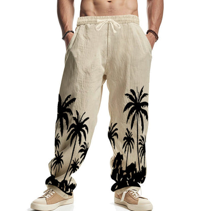 Herren Strandhose Bequem Sommerhose Leicht