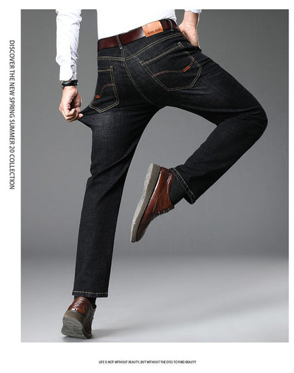 Herren Jeans Bequem Lässig Business Style