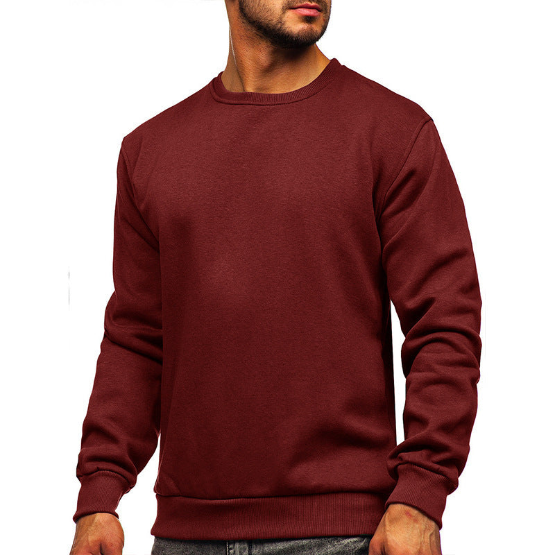 Herren Sweatshirt Baumwolle Rundhals Modern Sportlich