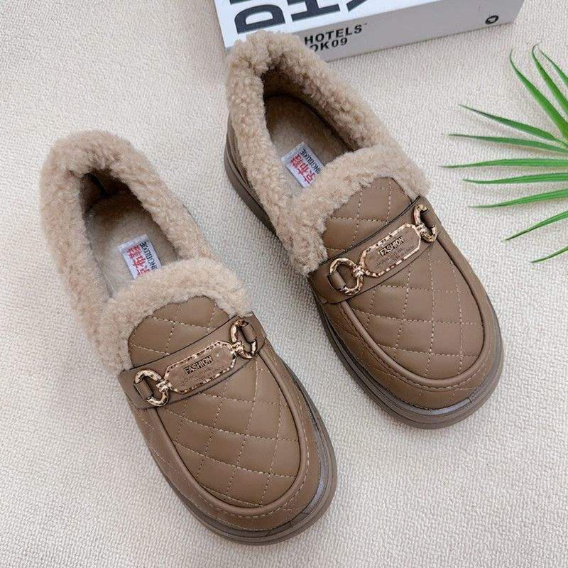 Damen Slipper Warm Weich Luxus Design Komfort