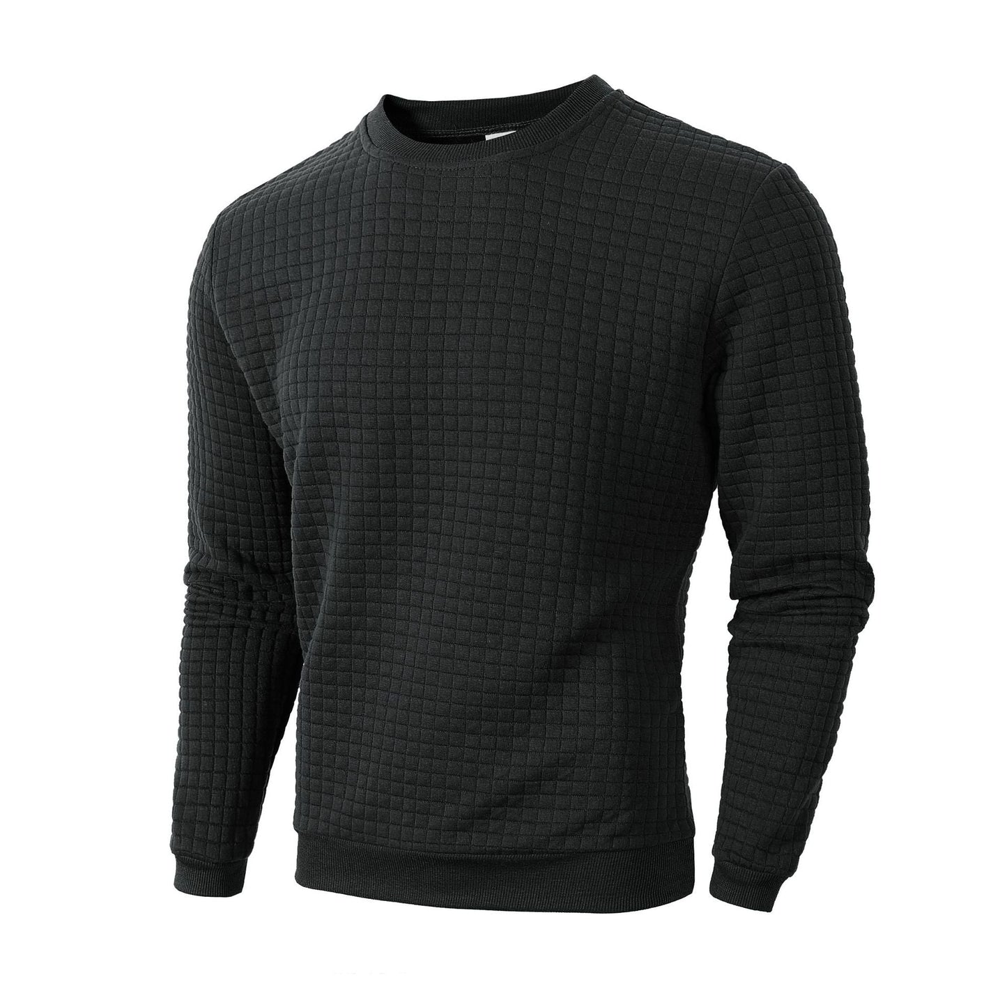 Herren Sweater Strukturiert Rundhals Modern Design