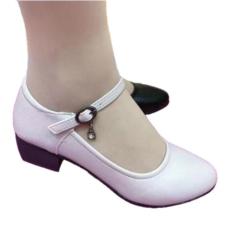 Damen Ballerinas Bequem Modisch Riemen Schuhe