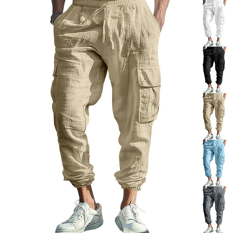 Herren Cargo-Hose elastisch mit Seitentaschen Praktisch - BerlinGlamour