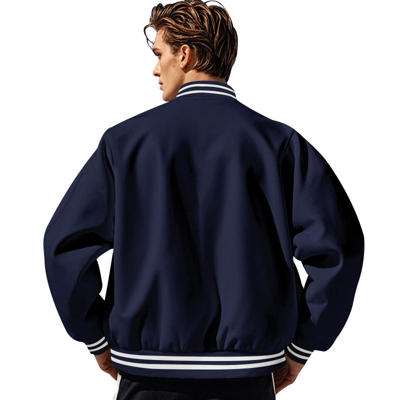 Herren Collegejacke Elastisch Modern Berlin Style