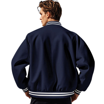 Herren Collegejacke Elastisch Modern Berlin Style