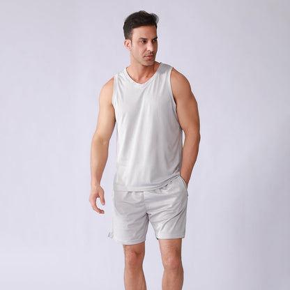 Herren Sport Tanktop Leicht Atmungsaktiv mit Shorts - BerlinGlamour