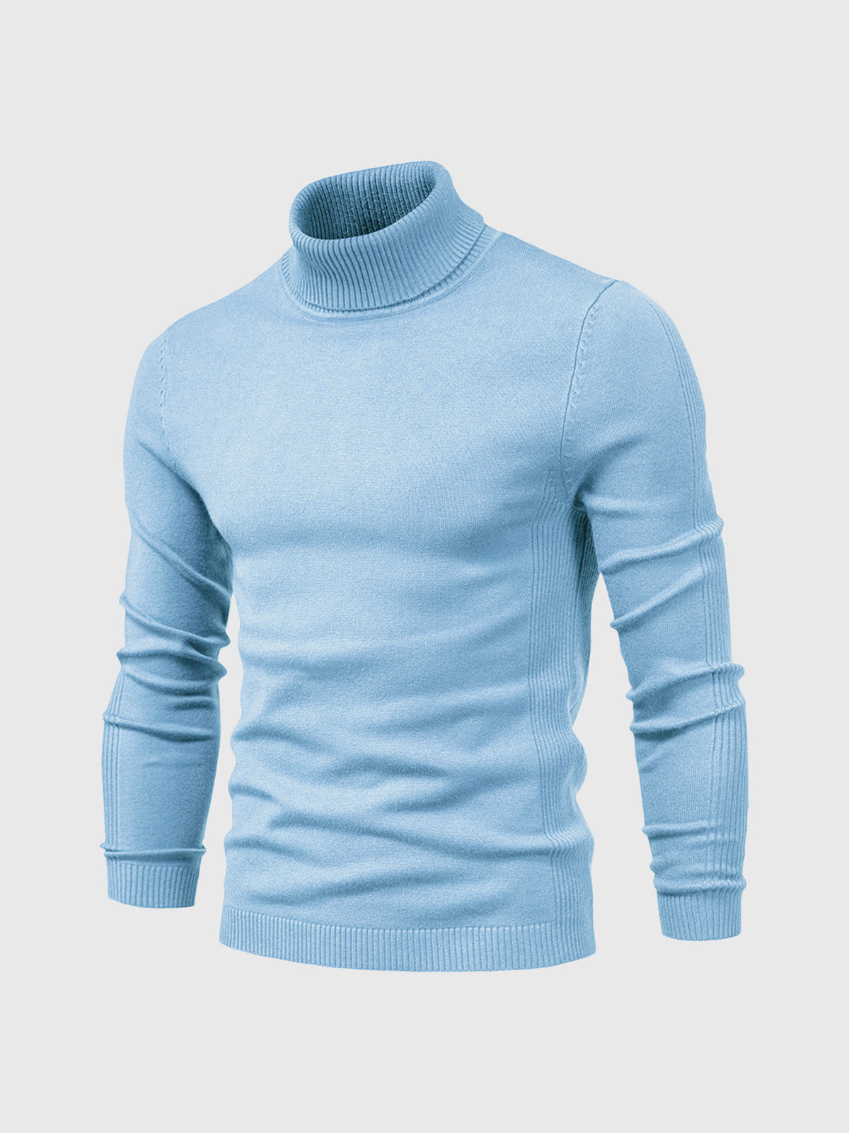 Herren Rollkragenpullover Waschbar Weich