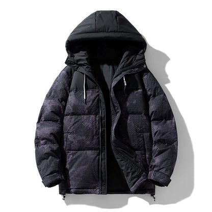 Herren Winterjacke Warm Pufferjacke Funktionell