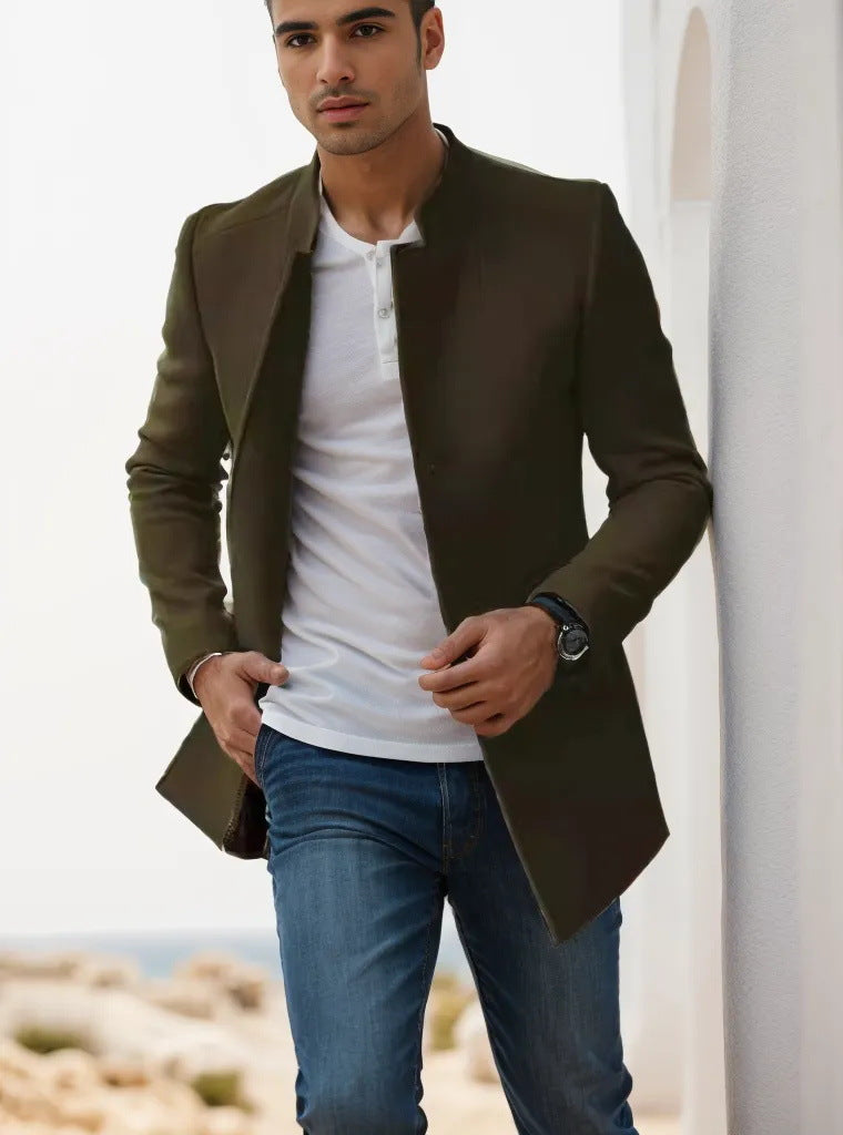 Modischer Steppblazer Herren Slim Fit Elegant