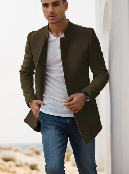 Modischer Steppblazer Herren Slim Fit Elegant