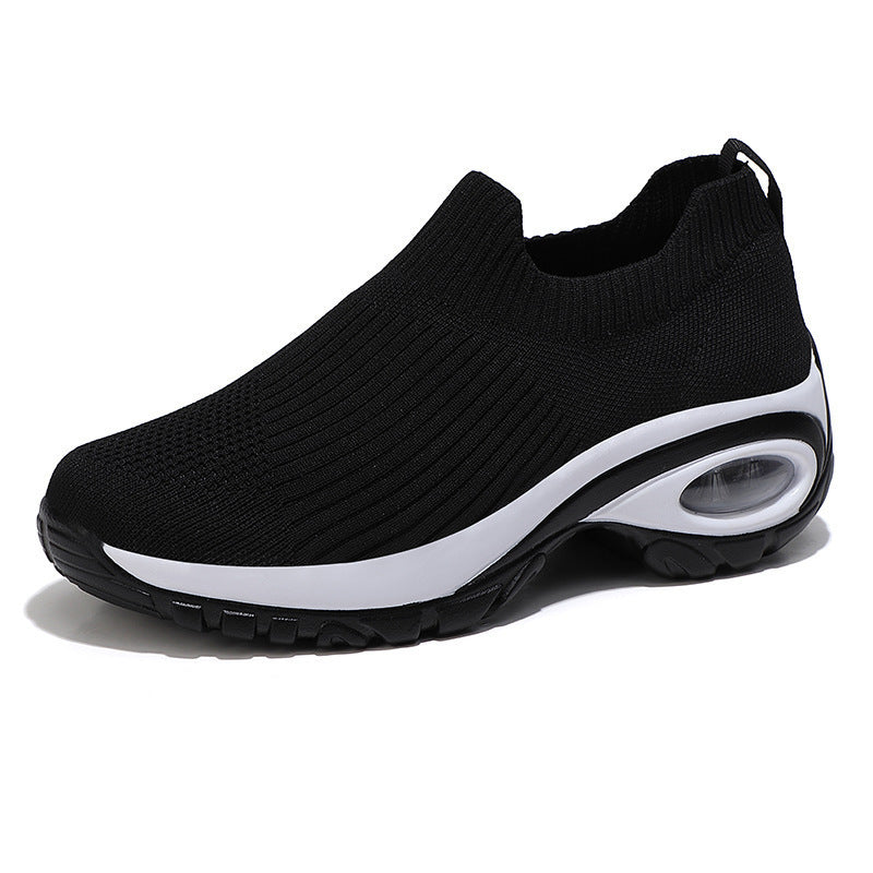 Damen Sneaker Bequem Luftdurchlässig Slip-On Schuhe