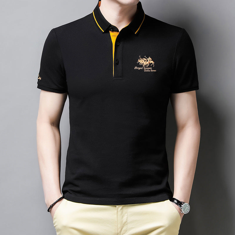 Herren Polohemd Kurzarm Modern