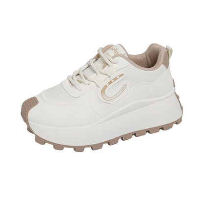 Damen Plateau Sneaker Sportlich Rutschfest Modisch