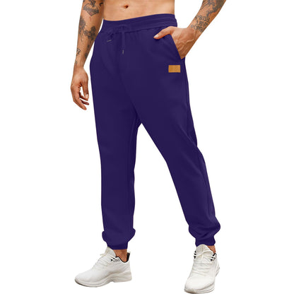 Herren Jogginghose Sportlich Mit Reißverschluss Taschen