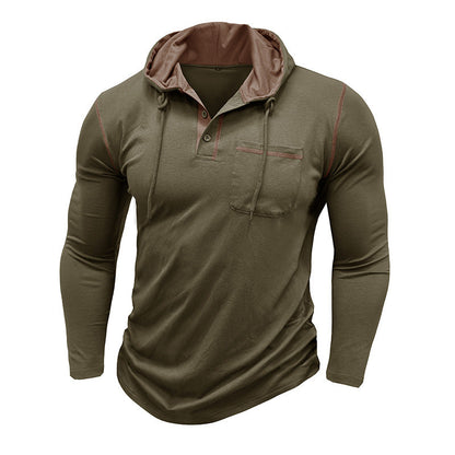 Herren Sweatshirt Kapuze Langarm Hoodie Sportlich