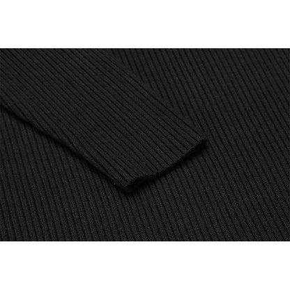 Herren Stehkragenpullover Feinripp Optik Elegant